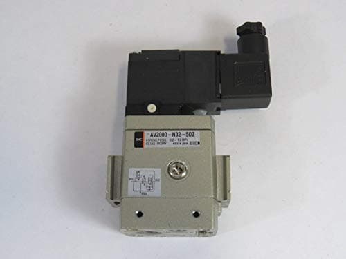 SMC AV2000-N02-5DZ 24 VDC, DIN TERMINAL, FLOW DIRECTION LEFT TO RIGHT, NPT THREAD, SOFT START-UP, VALVE