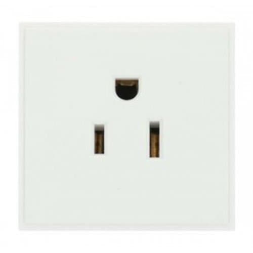 Euro Modules USA Power Socket 16 Amp, 110 Volts. White