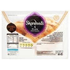 Sharwood's 4 x Plain Mini Naan Bread 235G