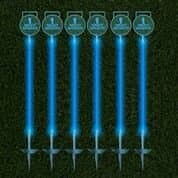 Night Sports Light up Putting Flags Blue