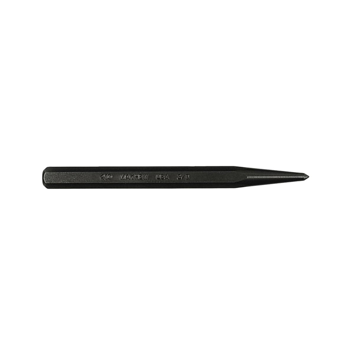 Mayhew Tools 24002 Center Punch, 3/16" - 5 mm x 5", Black Oxide Finish
