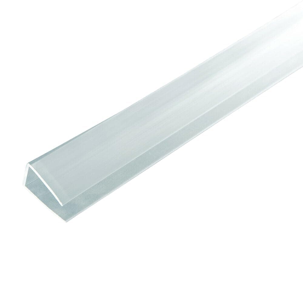 Polycarbonate Profiles (H Profile Joining Strip/Main Bar) (U/C Profile for End Closer)(Snapdown Glazing Bar) 4-6-8-10-16-20mm Thickness - Order the Ready Size (U/C Profile)