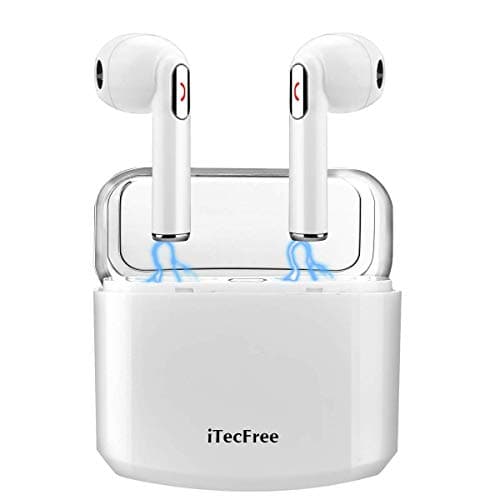 Wireless Earbuds Bluetooth 5.0 TWS Bluetooth Headphones 80H Playtime Bluetooth Earbuds Wireless Headphones Mic Stereo Headphones Bluetooth Headset Mini in-Ear Earphones with 2600mAh Charging Case