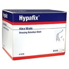Hypafix Dressing Retention Tape - 4 x 10 yards - - Case of 24 by Hypafix