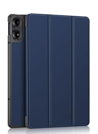 Gruattreay Case Compatible with Redmi Pad SE Pro 12.1 inch 2024 Tablet Holder Trifold Skin Stand Smart Cover for Redmi Pad SE Pro 12.1'' Case Cover (Blue)