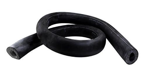 25 x 1/2" ID 13mm Thick 6 Ft Standard Nitrile Rubber Pipe Insulation R1.95 Water Resistant