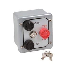 Commercial Garage Door Opener Exit 3-Button Control Station 3BXL-104 Lockout Control Station
