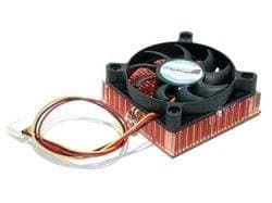 1U 60X10MM SOCKET 7/370 CPU COOLER FAN W/ COPPER HEATSINK & TX3 Electronics Computer Networking