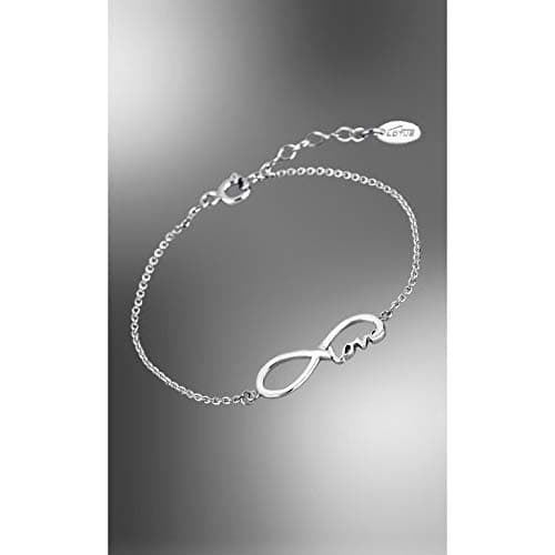 Lotus Silver Infinity Bracelet LP1297-2/1