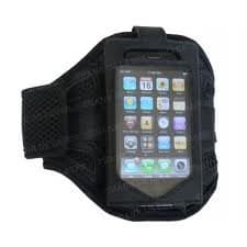 iPhone 4 4S Heavy Duty Adjustable ArmBand Case Cover For RUNNING SPORTS GYM BIKE CYCLE JOGGING – Black