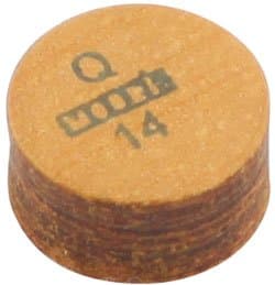 Moori Pool Cue Tip - Hard Quick - 14MM (Each)