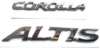 Speedwav Monogram/Logo/Decals/Wraps/Sticker / 3D for Corolla ALTIS VVT-I G Model 2 PC Corolla & ALTIS Logo. clogonew506