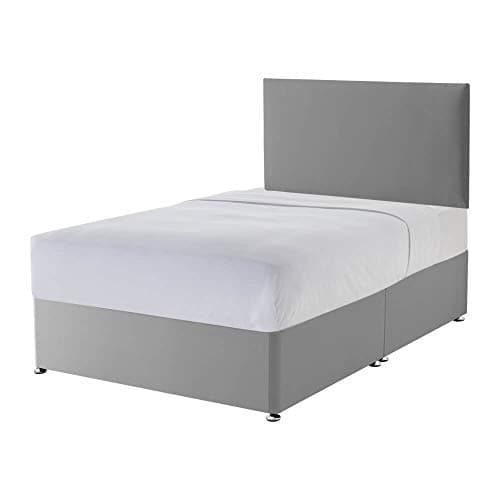 SilentnightNon Storage Divan | Slate Grey | Double