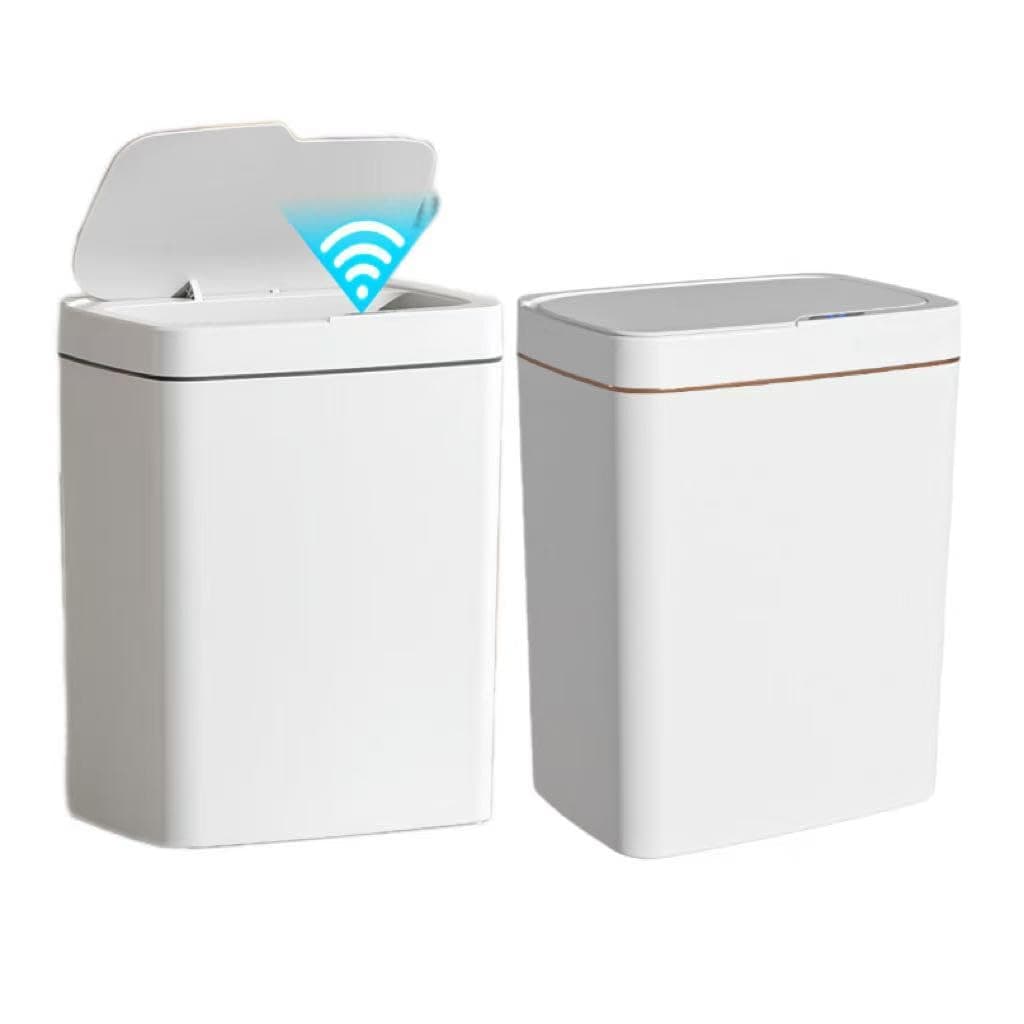 ORCHID M® Automatic Trash Can | 15 Liter Waste Bin with Lid | Automatic Induction Touch-Free Trash Can Suitable Garbage Container for Kitchen, Home, Office, Living Room, Bedroom