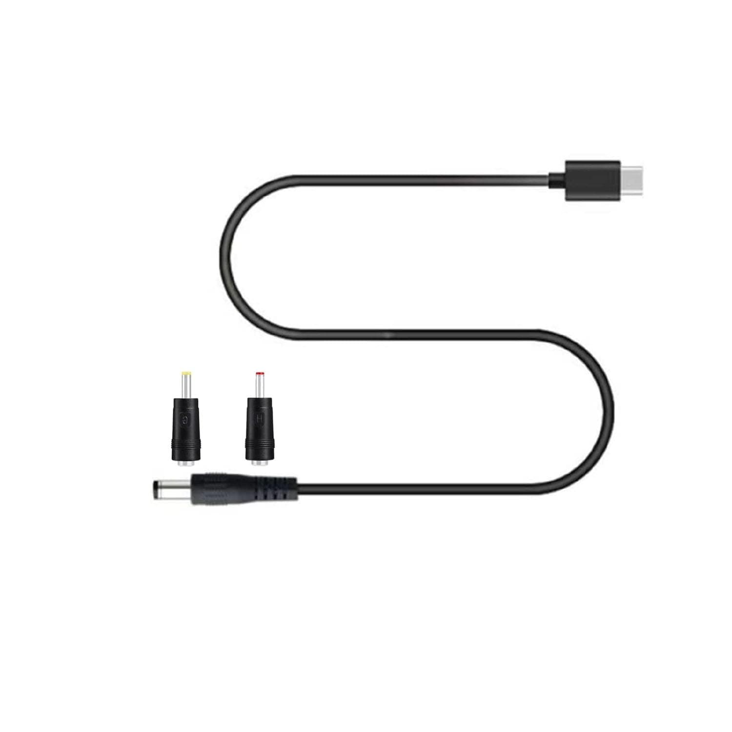 USB C to DC 5.5mm x 2.1mm Power Cord, USB Type C Input to DC 12V Out Charging Cable, Work with PD Charger and PD Power Bank.Output DC 12V 3A Max. Portable for Outdoor Test, Studio, office