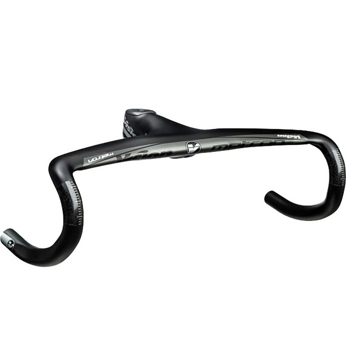 VISION Metron 5D Road Handlebar with Integrated 100mm Stem, Drop: 125mm, Reach: 80mm, W: 400mm