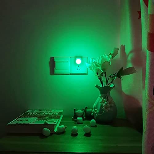 Shulemin Mini LED Night Light for Kids, USB Night Light Soft Light Light-transmitting Lampshade Decorative Desktop Decoration Long Service Life Ambient Light Night Lamp for Bedroom Green