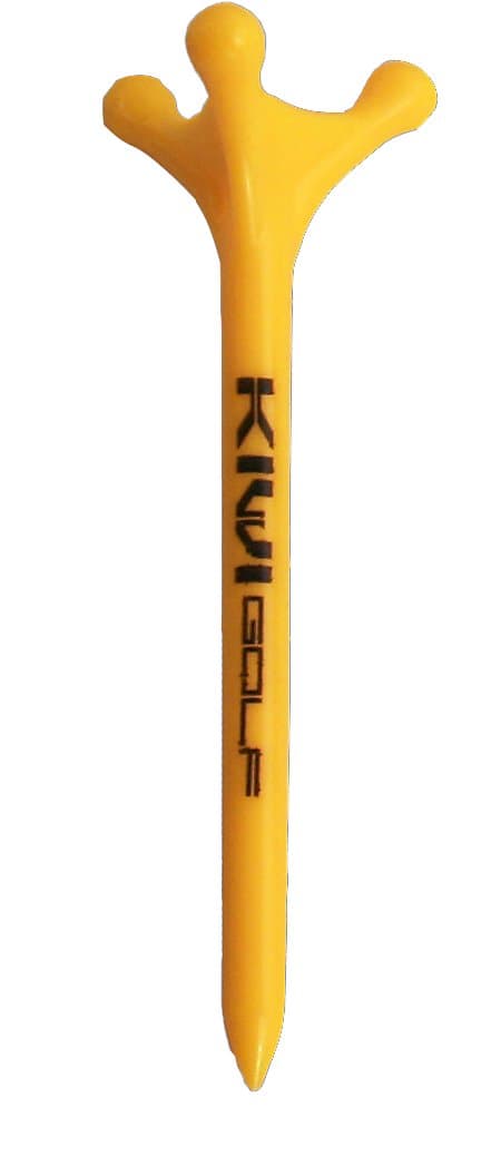 Kiwi Golf Firecracker Tees, 3 1/4-Inch, Yellow