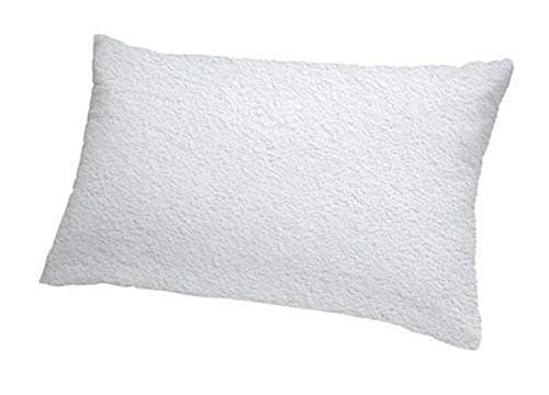 Comfort Shield Anti Allergen Bed Bug Proof Soft Terry Waterproof Pillow Protector, White, King