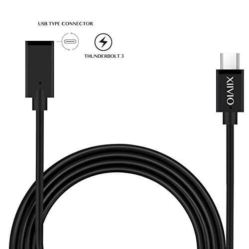 [183cm/6FT] USB-C 3.1 Extension Cord, Thunderbolt 3 USB Type C Charging, Data Sync, Video and Audio Transfer Extend Adapter Cable for MacBook Pro, Nintendo Switch and Chrome Pixel