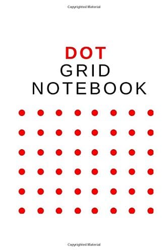 Dot Grid Notebook: Dot Journal, Dotted Notebook, Sketchbook - (6 x 9) 150 Dotted Pages - Durable Matte White Soft Cover Paperback – 16 Oct. 2017