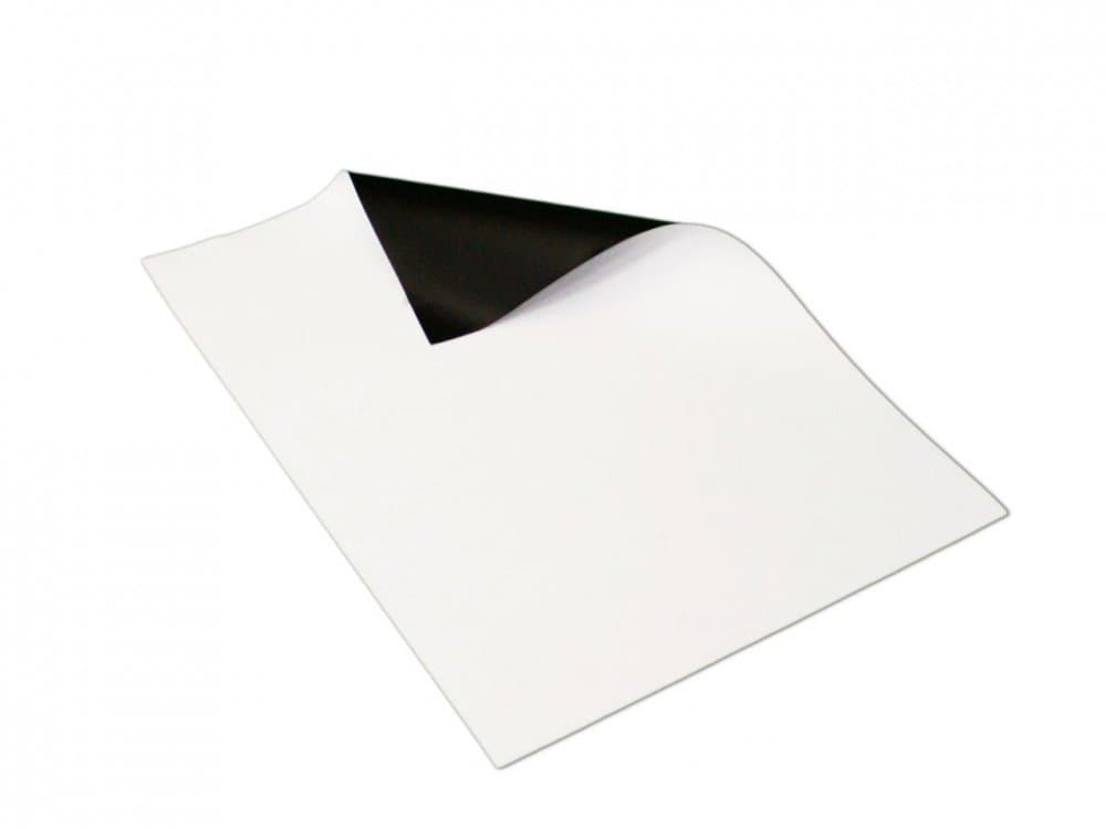 A4 Magnetic Sheets matt white - strength 0,4 mm, A sizes:A1 (594 x 841mm)