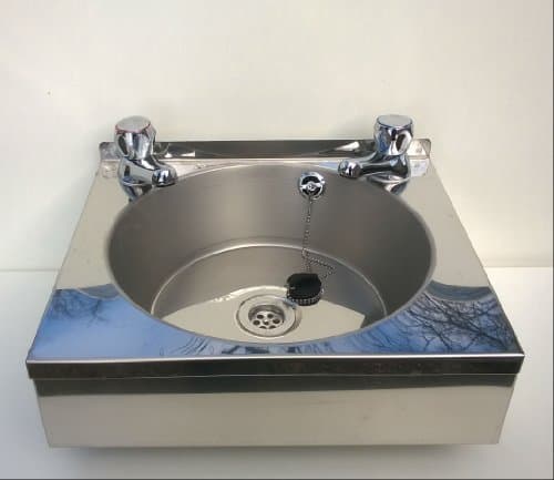 Wall Mounted Hand wash Basin Sink and taps