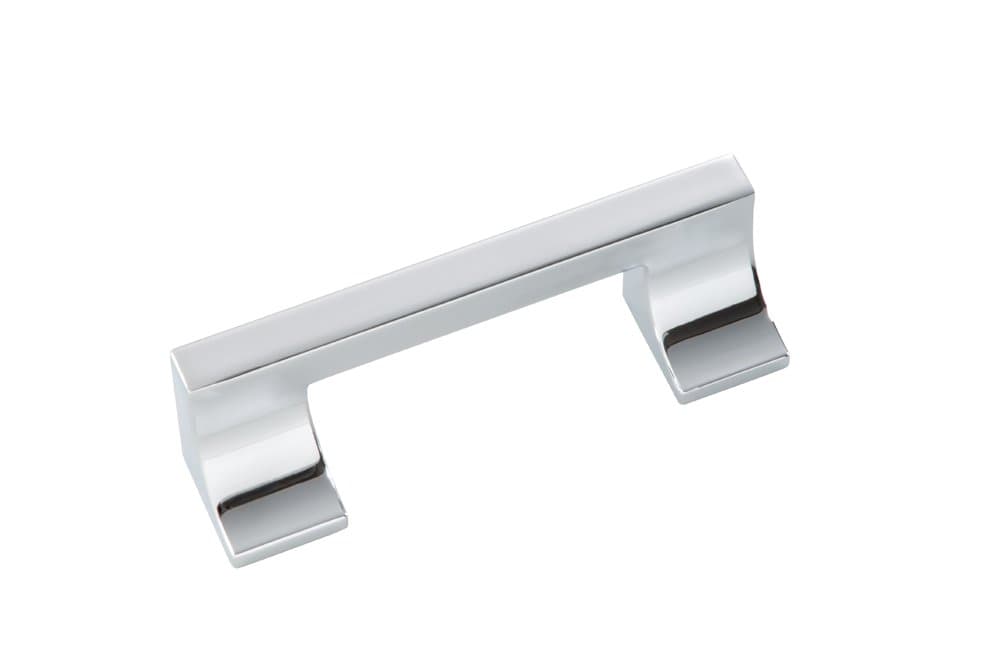 Hickory Hardware Swoop Chrome Cabinet 3", 3 3/4" (96mm)cc Handle Pull P3334-CH