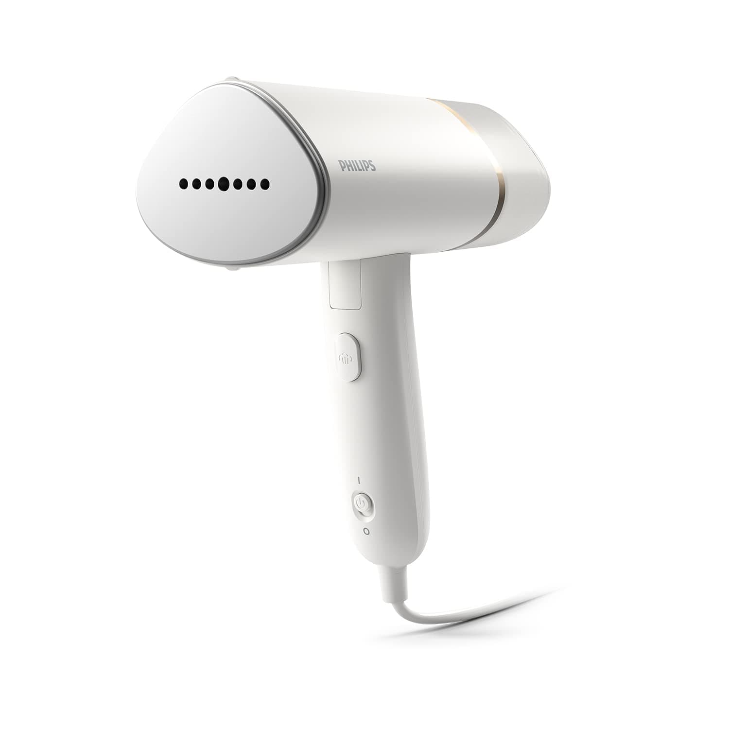 3000 Series Handheld Steamer, Compact and Foldable, 1000W Power, Up to 20g/min Steam, Ready in 30 Seconds, Safe for All Fabrics, No Ironing Board Needed (STH3020/16)