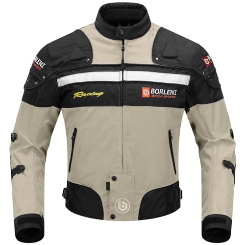 BORLENI Unisex D-020 Motorcycle jacket