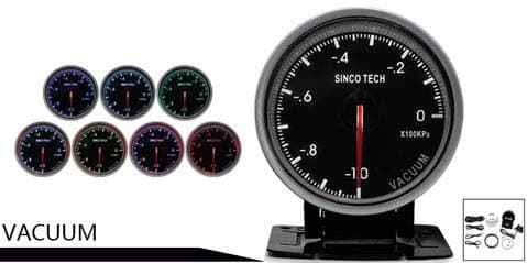 SINCO TECH60MM LED DISPLAY 7 COLOR HIGH SPEED STEPPER MOTOR GAUGE VACUUM