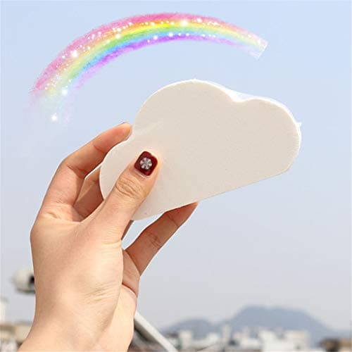 Tinani Rainbow Cloud Bath Bombs Dry Skin Moisturizing Spa Essential Oil Floating Oil Bulk Bath Salts Balls,Perfect for Bubble & Spa Bath. Birthday for Wife Girlfriend (A, 1PC)