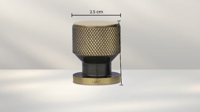 LAPO 30 Piece Knobs for Drawers – Aluminum Door Knobs, Modern Cabinet Pulls for Kitchen, Office, and Cupboards & Dressers (Antique Finish)