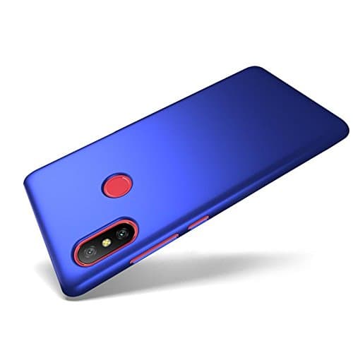 SLEO Xiaomi Redmi 6 Pro Case, Xiaomi Mi A2 Lite Case - Rubberized Hard PC Back Case Cover for Xiaomi Redmi 6 Pro/Xiaomi Mi A2 Lite Phone - Blue