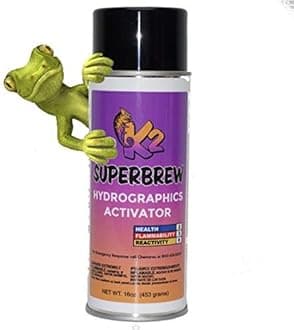 Hydrographic Film Activator - K2 Super Brew 16 Oz Aerosol Spray Can Hydro Graphic Water Transfer Activator Hydro Dip Dipping