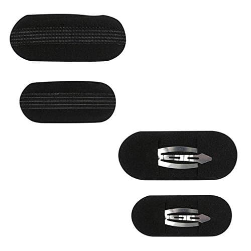 2PCS Black Sponge Hair Clip Volume Bump It up Padding Bun Princess Updo Tool