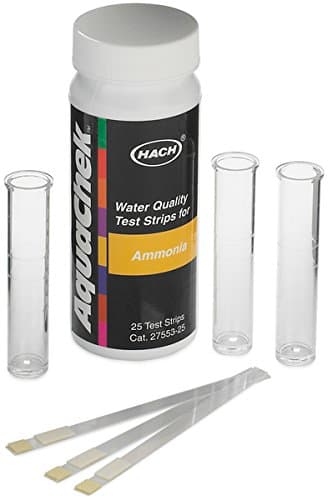 Hach Ammonia (nitrogen) Test Strips, 0-6.0 Mg/l, Visual Comparator, Portable, Field Use, Lab Use, EPA Approved, Colorimetric Method, Powder Reagent, 2755325