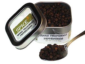 Whole Tellicherry Peppercorns Tin