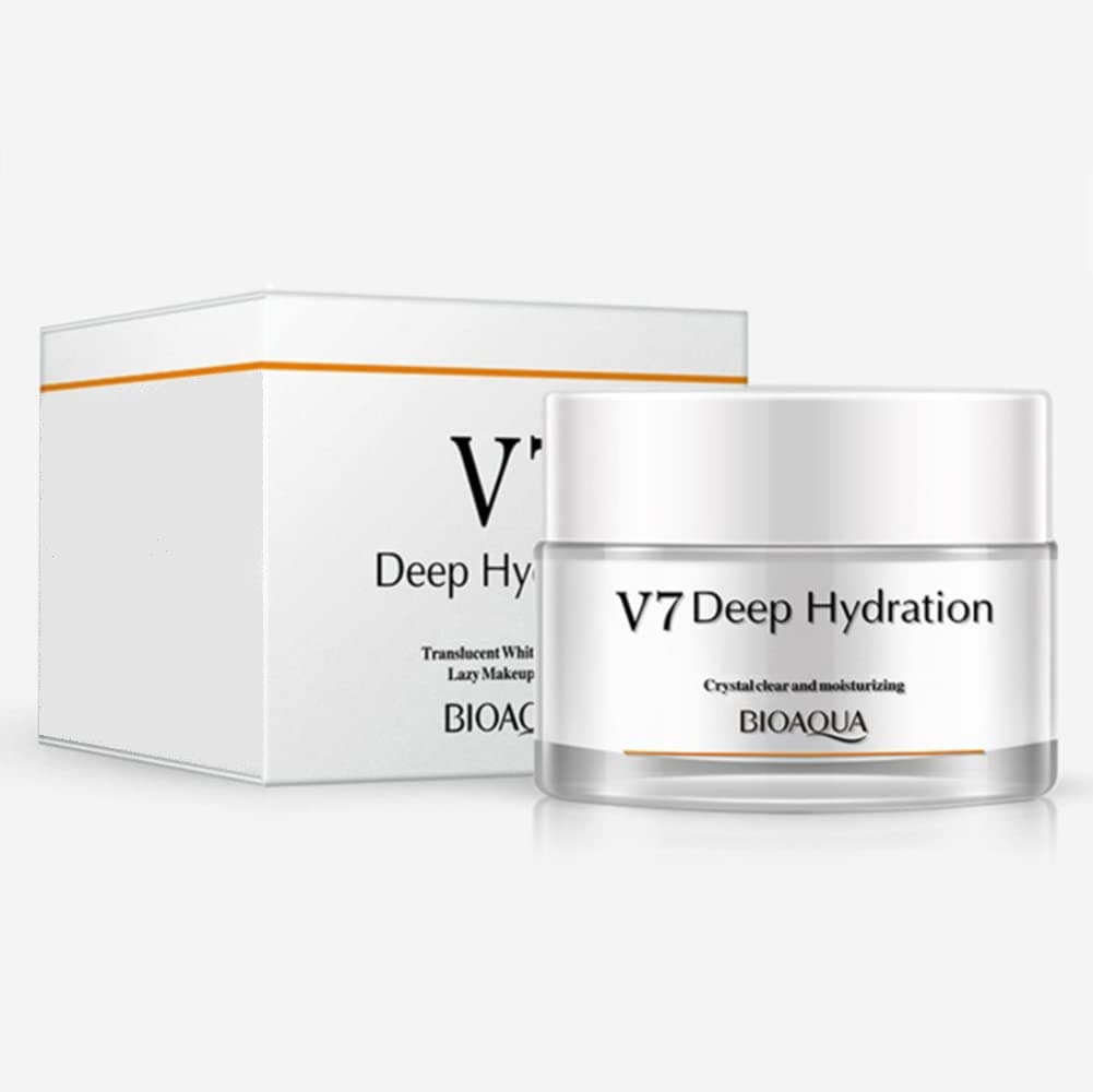 V7 Toning Light Cream For Lazy Makeup Multivitamin Complex Oat Hyaluronic Acid Concealer Moisturizing 50g