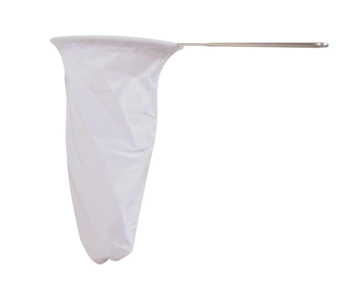 Traditional Thai Style Reusable Coffee/Tea Filter - 5.5" Large Cloth Coffee/Tea Sock with Metal Handle Pour Over Dripper