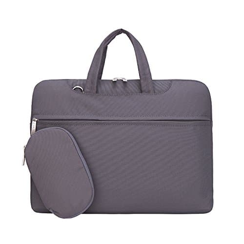 ANZOL 13 Inch Multi-functional Laptop Tablet Shoulder Bag/ Briefcase Sleeve Case Bag for Laptop, Tablet, Macbook, MacBook Air, MacBook Pro,Notebook Computer, Ultrabook with Strap(Grey)