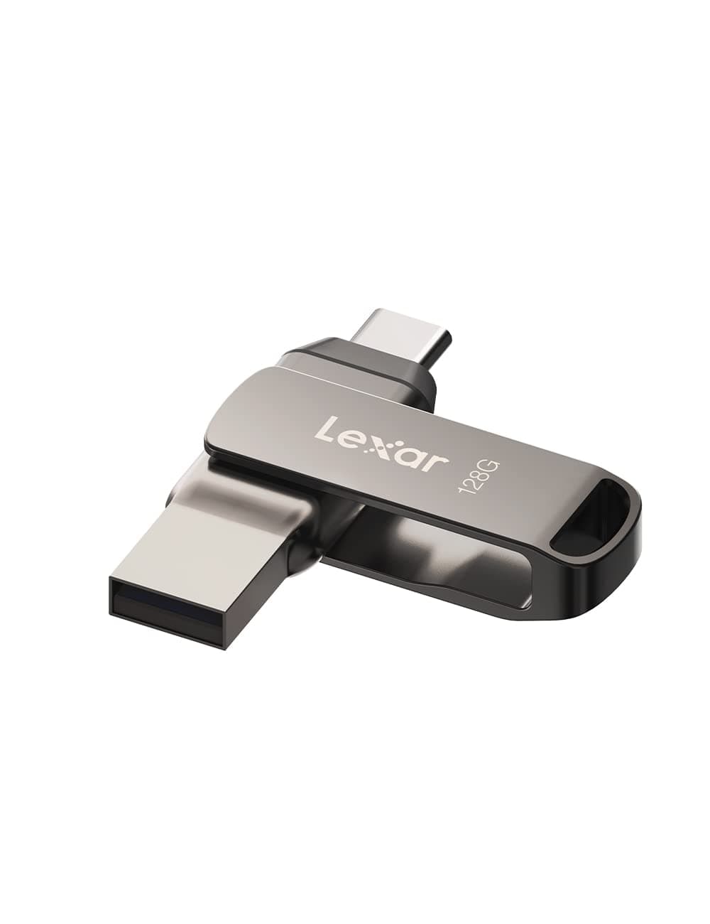 Lexar 128GB USB 3.1 Flash Drive, USB-A & USB C USB Stick up to 130MB/s Read, Type-C Thumb Drive Swivel Design, Jump Drive for USB3.0/USB2.0, Memory Stick for Android Device/Tablet/Laptop/PC/Phone