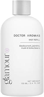 Doctor Aromas Oil Diffuser Essential Oil Blend Refill – Premium Aromatherapy & Home Fragrance, Scent of Blackcurrant, Jasmine, Musk & Tonka Beans, 3.4 fl oz (100 ml) (Glamour)
