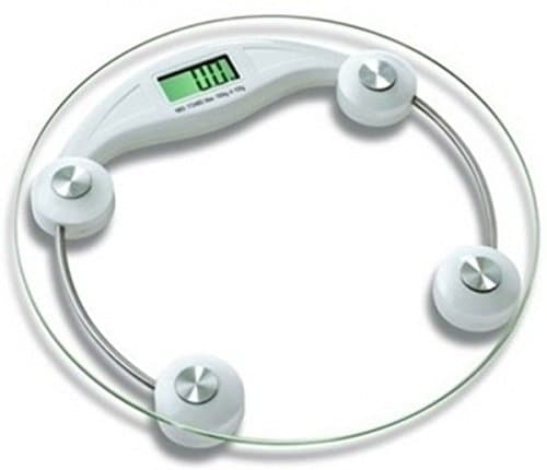 Nova BGS 1207 Glass Electronic Personal Scale (Silver)