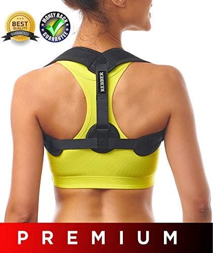 Updated 2020 Version Perfect Adjustable Posture Corrector for Men and Women - Upper Back Brace for Clavicle Support and Providing Pain Relief from Neck Shoulder Upright Straightener Comfortable