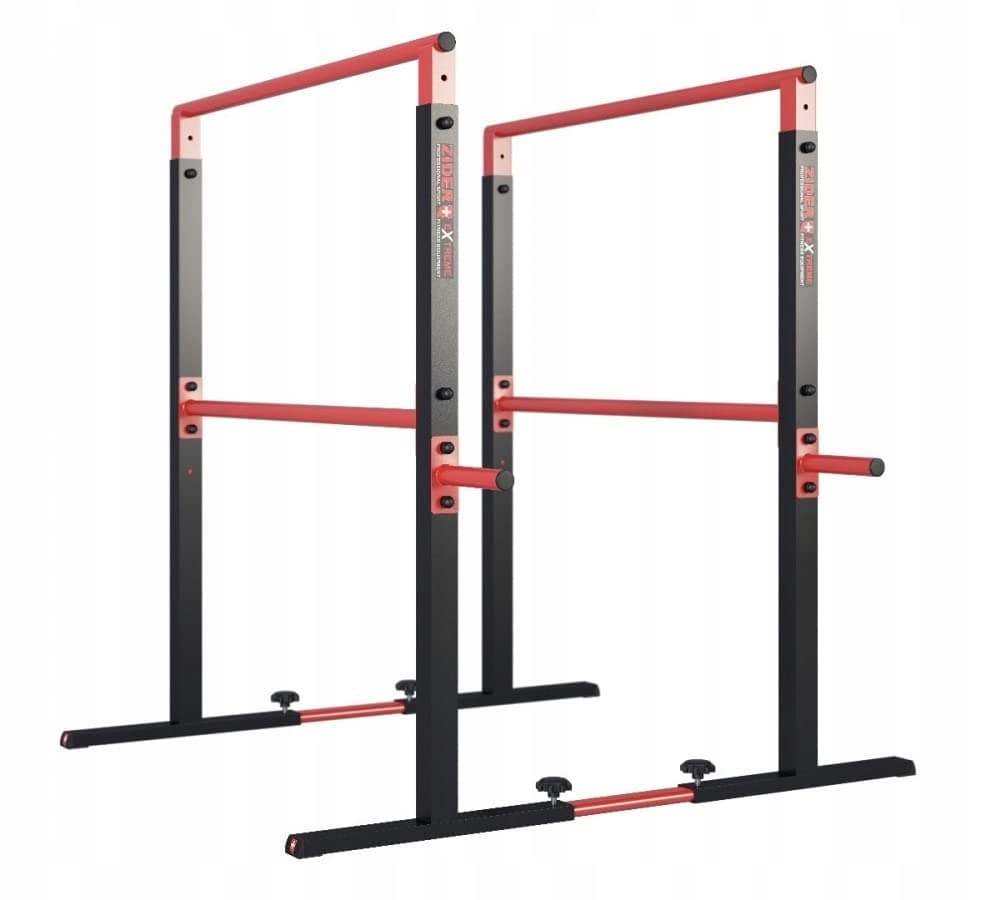 ZIDER SPORT Pull-Up Bar or Folding DIP Rail for Strength Training, Free Standing, Adjustable, Reinforced Structure, Steel up to 300, Push Up, Fitness, Crossfit, Calisthenics, Gym