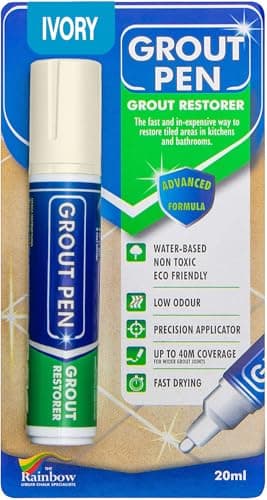 Ivory Tile Grout Pen Waterproof 15mm Tip 20ml