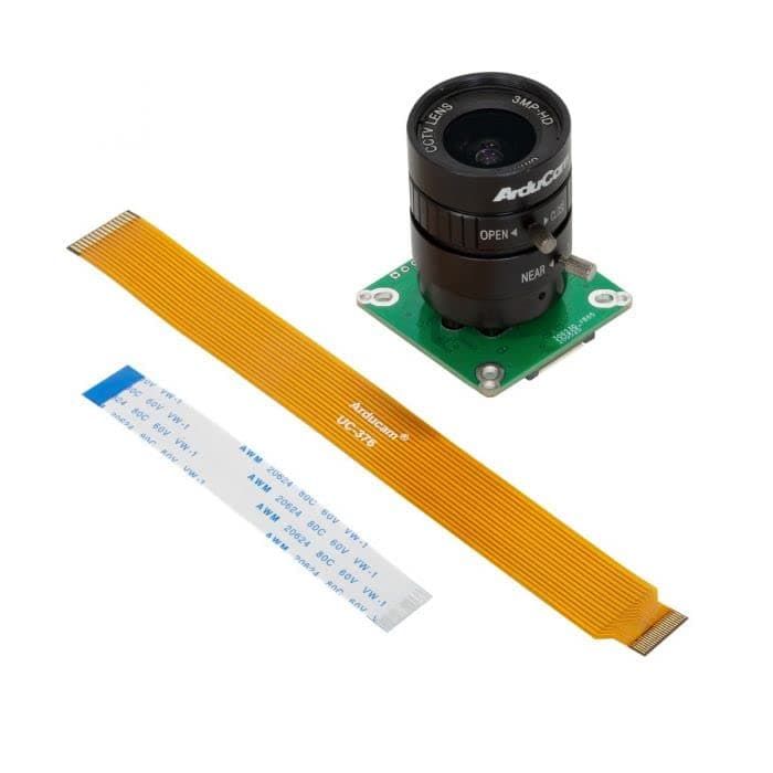 Arducam 12.3MP IMX477 HQ Camera Module with 6mm CS Lens and Tipod Mount Compatible with Jetson Nano，Xavier NX and NVIDIA Orin NX/AGX Orin, and Raspberry Pi CM3/3+ and CM4