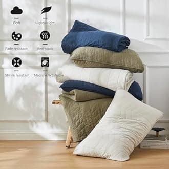 palassio Green 100% Cotton Quilt California Cal King Size Bedding Sets with Pillow Shams,Oversized Lightweight Soft Bedspread Coverlet, Cozy Bed Cover for All Season, 3 Pieces, 118x106 inches