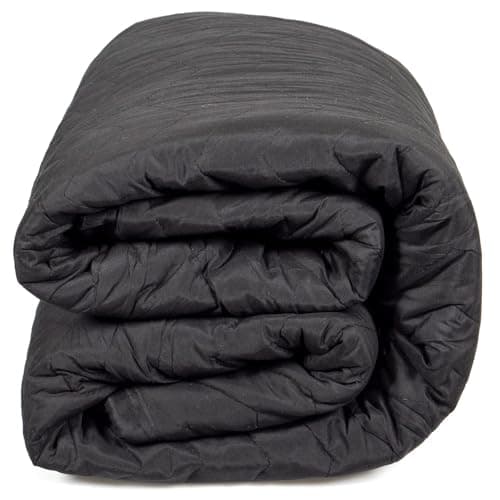 US Cargo Control 96"x80" Extra Large Soundproofing Blanket with Grommets, Wall Hanging Acoustic Blanket, Soundproofing Blanket, Machine Washable, 12 lbs, Black